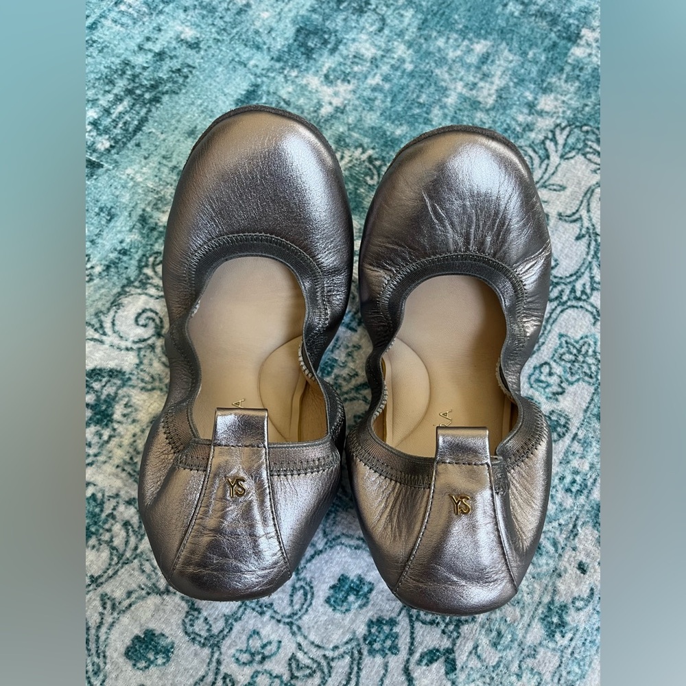 Yosi Samra Samara Metallic Ballet Flats - 8